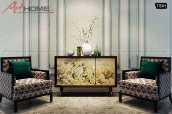 ĐIỂM QUA MỘT VÀI TÁC PHẨM ỨNG DỤNG DÒNG TRANH SƠN MÀI TRONG NỘI THẤT CỦA ART HOME