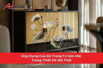 Ứng Dụng Của Kệ Trang Trí Sơn Mài Trong Thiết Kế Nội Thất