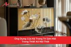 Ứng Dụng Của Kệ Trang Trí Sơn Mài Trong Thiết Kế Nội Thất