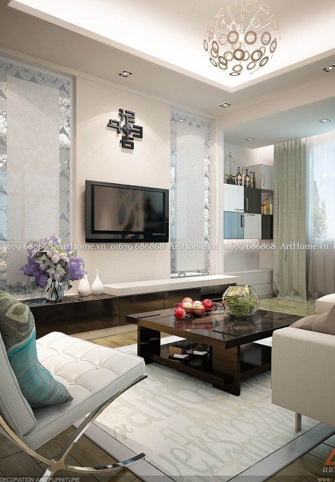 Thiết kế nội thất chung cư nhà anh Dương Nguyễn Đức Cảnh.