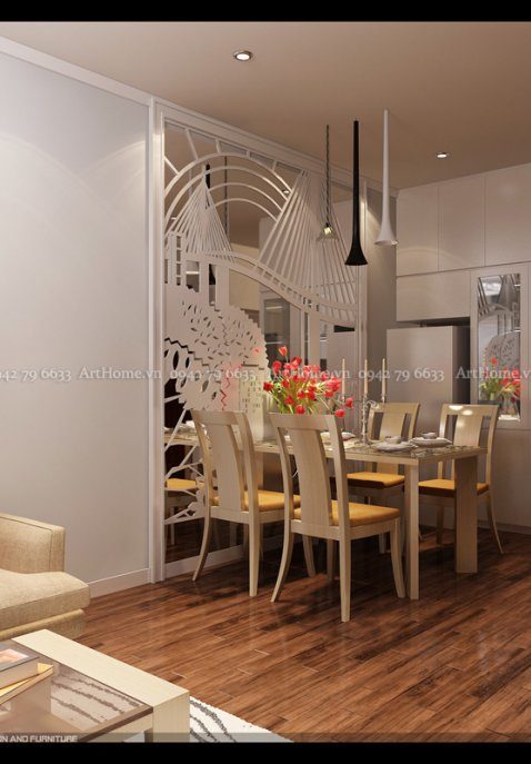 Thiết kế nội thất chung cư Hòa Bình Green nhà anh Hoà