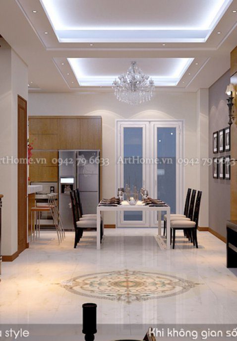 Thiết kế nội thất biệt thự Vinhomes Riverside nhà anh Bằng