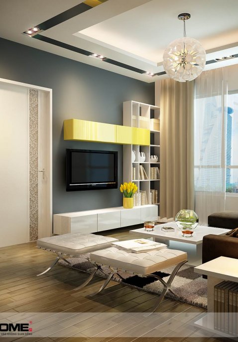 Thiết kế nội thất chung cư Hòa Bình Green nhà chị Hồng