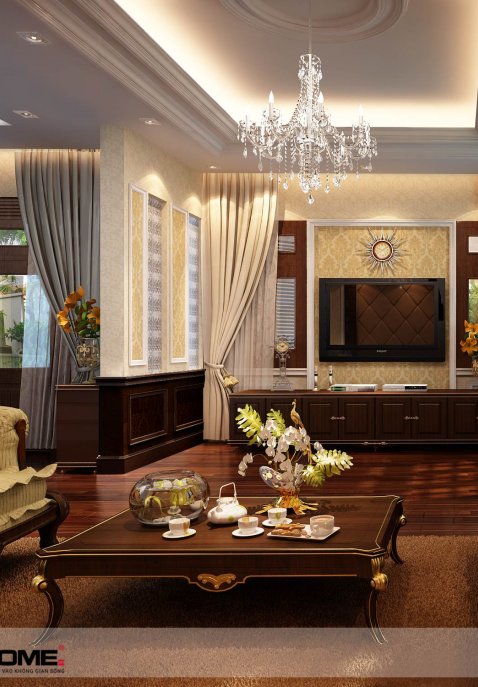 Thiết kế nội thất biệt thự Số 60 Nguyễn Thị Định