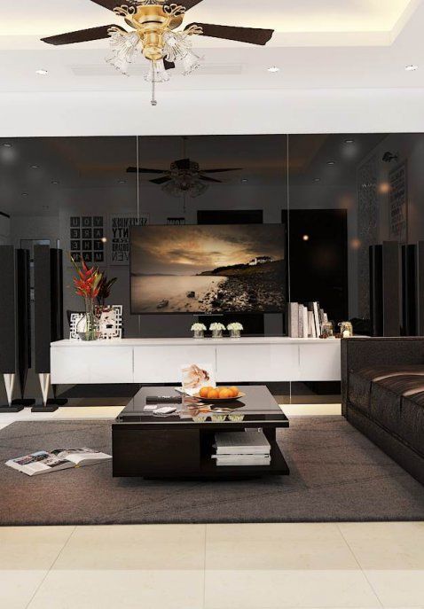 Thiết kế nội thất chung cư Ecohome nhà chị Hoàng Hải