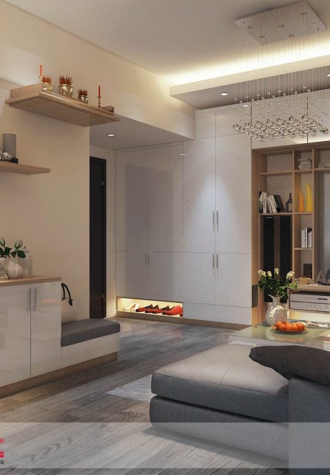 Thiết kế nội thất chung cư Vĩnh Hoàng nhà Anh Mười