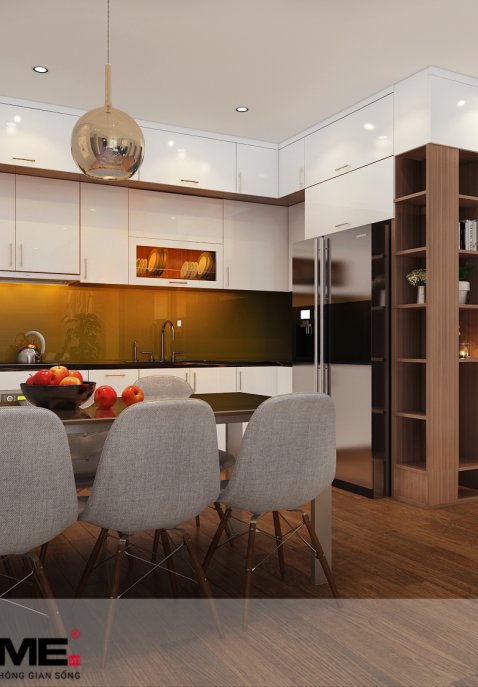 Thiết kế nội thất chung cư CT1B căn 09 diện tích 94.19m2