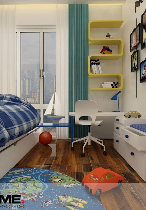Thiết kế nội thất chung cư Helios Tower - căn CH 8