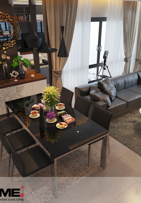 Thiết kế căn mẫu 01  chung cư Center Point
