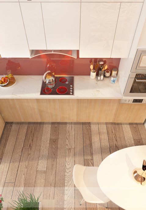 Thiết kế nội thất chung cư HH2C Linh Đàm căn 08 - Chị Phương