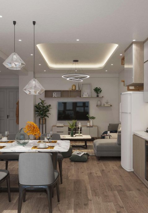 Nội Thất Căn hộ chung cư ngõ 183 Hoàng Văn  Thái