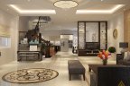 Thiết kế thi công nội thất biệt thự nhà cô Huế tại VINHOMES RIVERSIDE